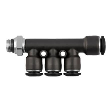 Alpha Technologies Aignep USA Manifold 8mm Tube x 1/4" BSPP 50900N-8-1/4